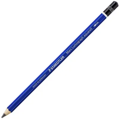 STAEDTLER KURŞUN KALEM MARS LUMOGRAPH AQUARELL 8B 100A-8B