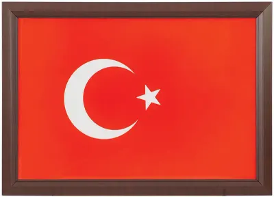 İNTER BAYRAK DUVARA MONTE LAMİNE ÇERÇEVE 20x30 INT-900L