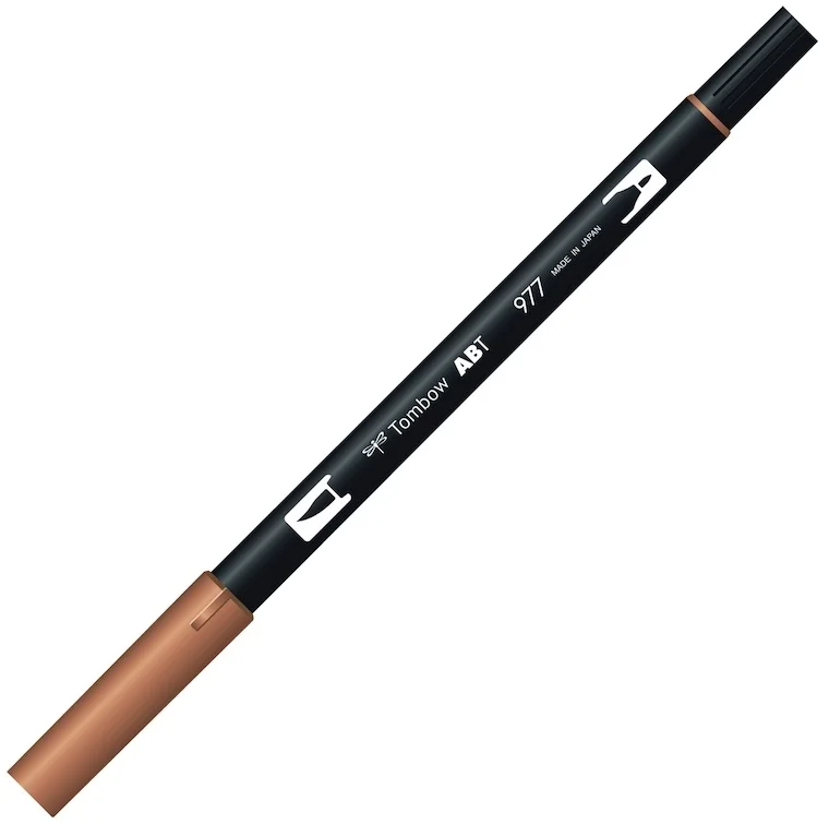 TOMBOW AB-T DUAL BRUSH PEN GRAFİK KALEMİ SADDLE BROWN (977) T-AB-T 977