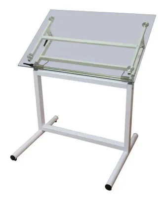 AKYAZI ÇİZİM MASASI CAM TABLA PROF. 80X120 0227-1