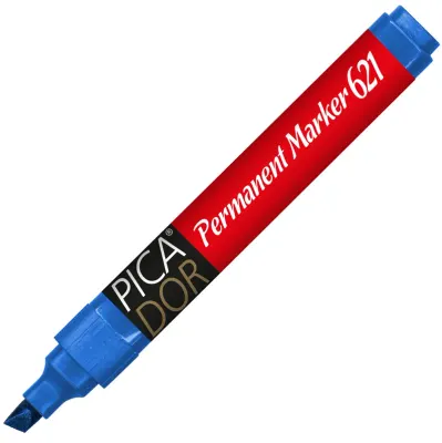 PICADOR PERMANENT MARKER 621 KESİK UÇ MAVİ