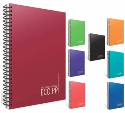 GIPTA DEFTER EKO A5 SPİRALLİ PP KAPAK 60 YP. ÇİZGİLİ 6393 (Best)