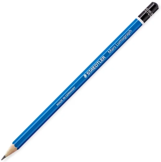 STAEDTLER KURŞUN KALEM DERECELİ MARS LUMOGRAPH 2B 100-2B