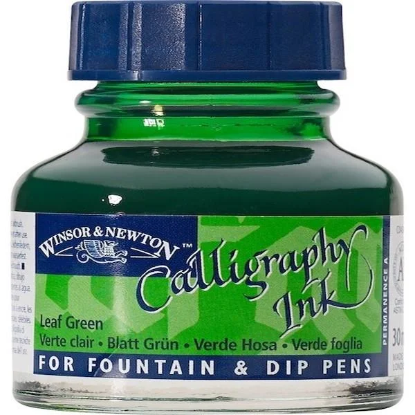 W&N KALİGRAFİ MÜREKKEBİ CALLIGRAPHY INK 30 ML LEAF GREEN 294 WN-1111341