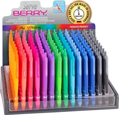 SERVE JEL KALEM BERRY 0.7 STAND 126 LI SV-BRGEL07126P