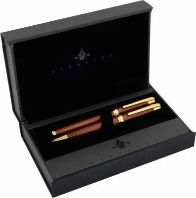 STEELPEN DOLMA KALEM+TÜKENMEZ KALEM SET CARENS SERİSİ BAKIR 267