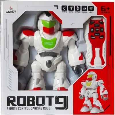 CANTOYS IŞIKLI PİLLİ VE SESLİ UZAKTAN KUMANDALI ROBOT CTOY-J608-3