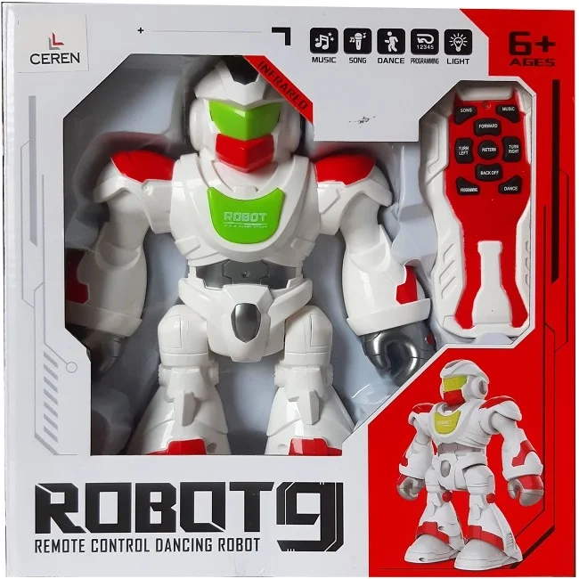 CANTOYS IŞIKLI PİLLİ VE SESLİ UZAKTAN KUMANDALI ROBOT CTOY-J608-3