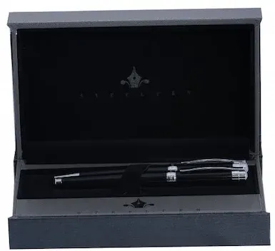 STEELPEN DOLMA KALEM+TÜKENMEZ KALEM SET CAPITAL SERİSİ KROM 281