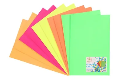 LİNO FON KARTONU FOSFORLU 170 GR 5 RENK 10 LU (50 PP-0151JQ (Best)