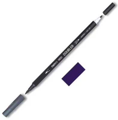 MARVY FIRÇA KALEM BRUSH PEN ÇİFT UÇLU 1800-107 EGGPLANT