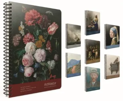 GIPTA DEFTER ART MASTER 19X26 SPİRALLİ KARTON KAPAK 100 YP. DÜZ 5599