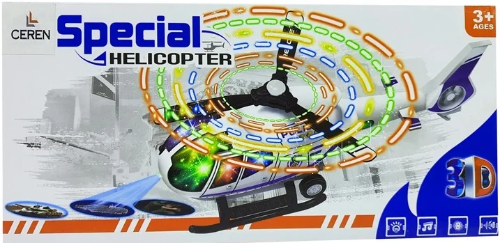 CANTOYS IŞIKLI SESLİ HELİKOPTER CTOY-JYD178B-3