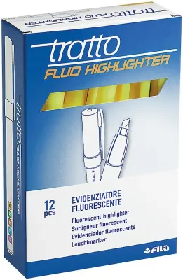 TRATTO FOSFORLU KALEM FLUO SARI 733001