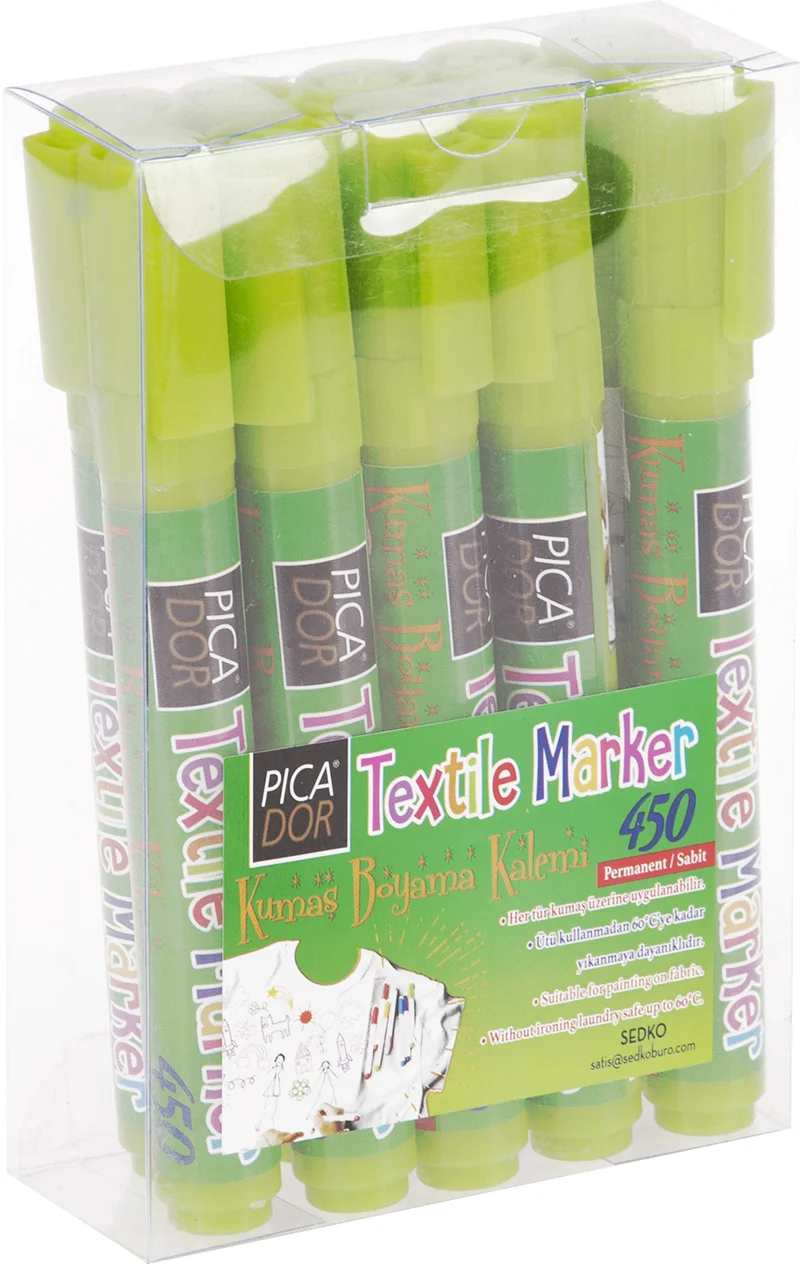 PICADOR TEKSTİL KALEMİ PERMANENT 450 MOR