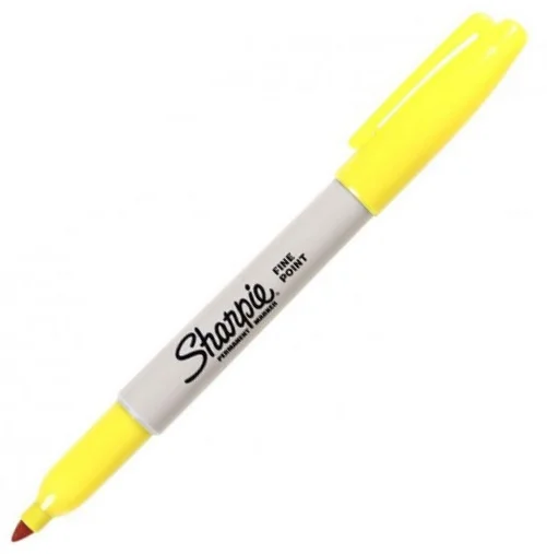 SHARPIE PERMANENT FINE YUVARLAK UÇ K.SARI 1836460