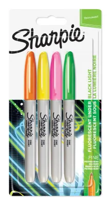 SHARPIE PERMANENT SET FINE 4 LÜ NEON 1985855
