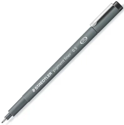 STAEDTLER PIGMENT LINER 0.5 SİYAH 308 05-9