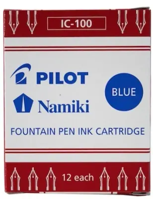 PILOT DOLMA KALEM KARTUŞU CAPLESS MAVİ 12 Lİ IC-100-L