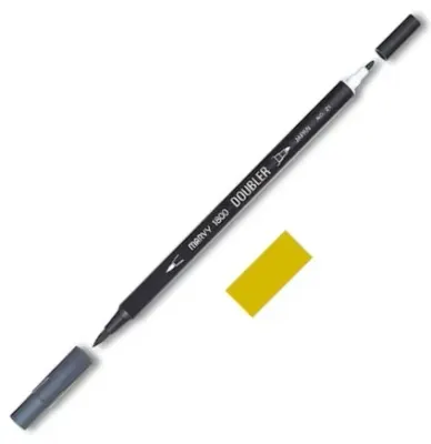 MARVY FIRÇA KALEM BRUSH PEN ÇİFT UÇLU 1800-023 GOLD OCHRE