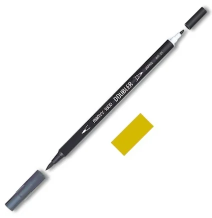 MARVY FIRÇA KALEM BRUSH PEN ÇİFT UÇLU 1800-023 GOLD OCHRE