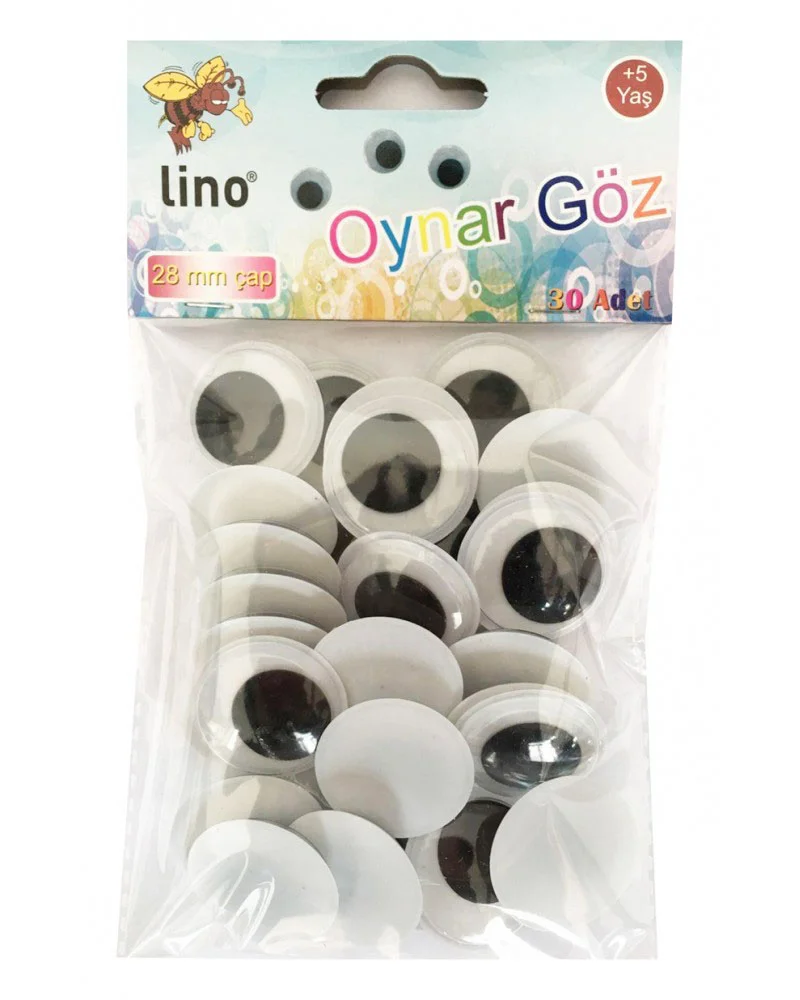 LİNO OYNAR GÖZ 28 MM 30 LU RBZ-028 (Best)