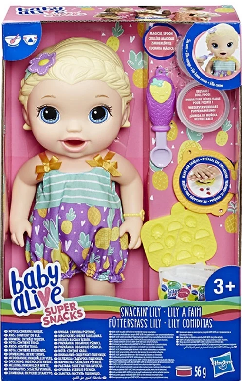 HASBRO BABY ALIVE LILY İLE MAMA EĞLENCESİ (SARIŞIN) HAS-E5841