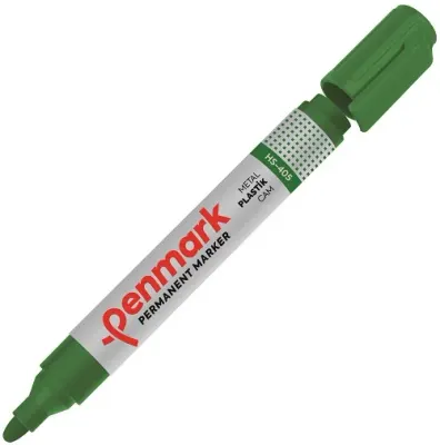 PENMARK PERMANENT MARKÖR YUVARLAK UÇ YEŞİL HS-405-04