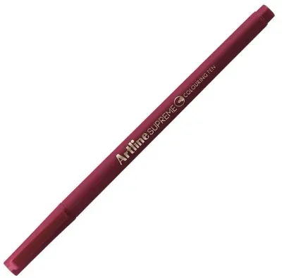 ARTLINE KEÇELİ KALEM SUPREME COLORING 210 0.6 KOYU KIRMIZI A-EPFS-210 D.RE