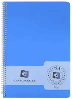 ALEX DEFTER A4 PP KAPAK SPİRALLİ 40 YP KARELİ ALX-701