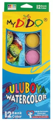 SÜDOR MYDİDO SULU BOYA 12 Lİ BÜYÜK MY0123