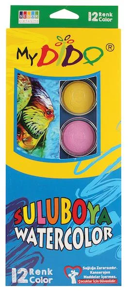 SÜDOR MYDİDO SULU BOYA 12 Lİ BÜYÜK MY0123