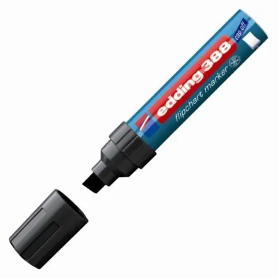 EDDING FLIPCHART KALEMİ CAPOFF E-388 SİYAH