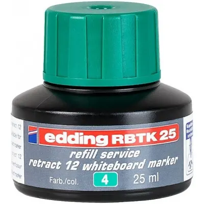 EDDING BEYAZ TAHTA MÜREKKEBİ 25 ML RETRACT RBTK-25 YEŞİL