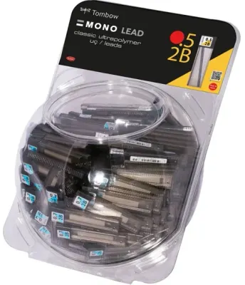 TOMBOW MİN MONO LEAD 0.5 2B KAVANOZ SET (288 ADET) T-ST-K2-RG 052B