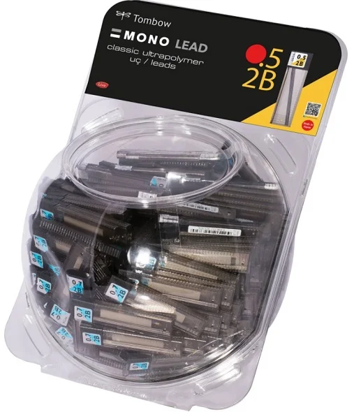 TOMBOW MİN MONO LEAD 0.5 2B KAVANOZ SET (288 ADET) T-ST-K2-RG 052B