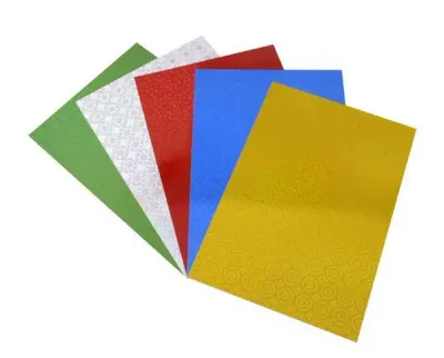 LİNO HOLOGRAMLI KARTON 50x70 5 RENK 10LU 2709JQ (Best)