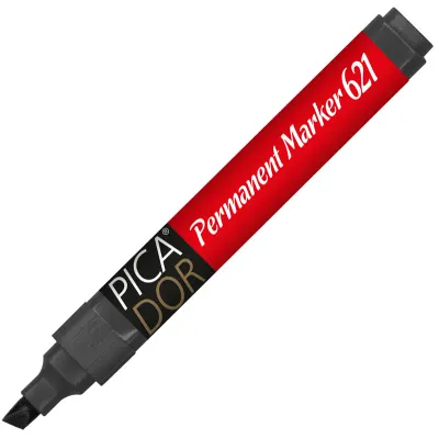 PICADOR PERMANENT MARKER 621 KESİK UÇ SİYAH