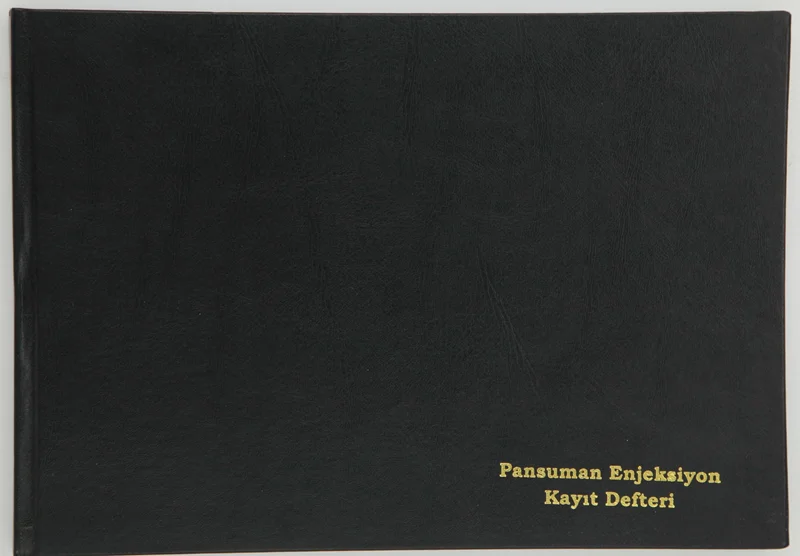 DİLMAN PANSUMAN ENJEKSİYON KAYIT DEFTERİ 22.5x32 96 YP YATAY 5356 (Best)