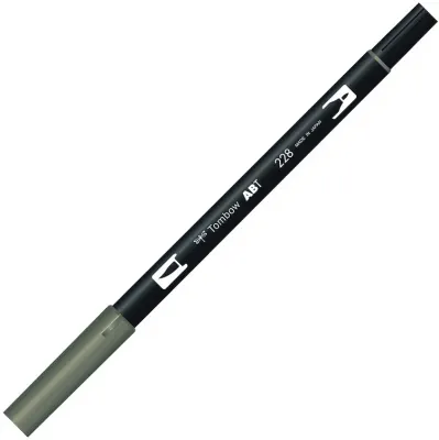 TOMBOW AB-T DUAL BRUSH PEN GRAFİK KALEMİ GRAY GREEN (228) T-AB-T 228