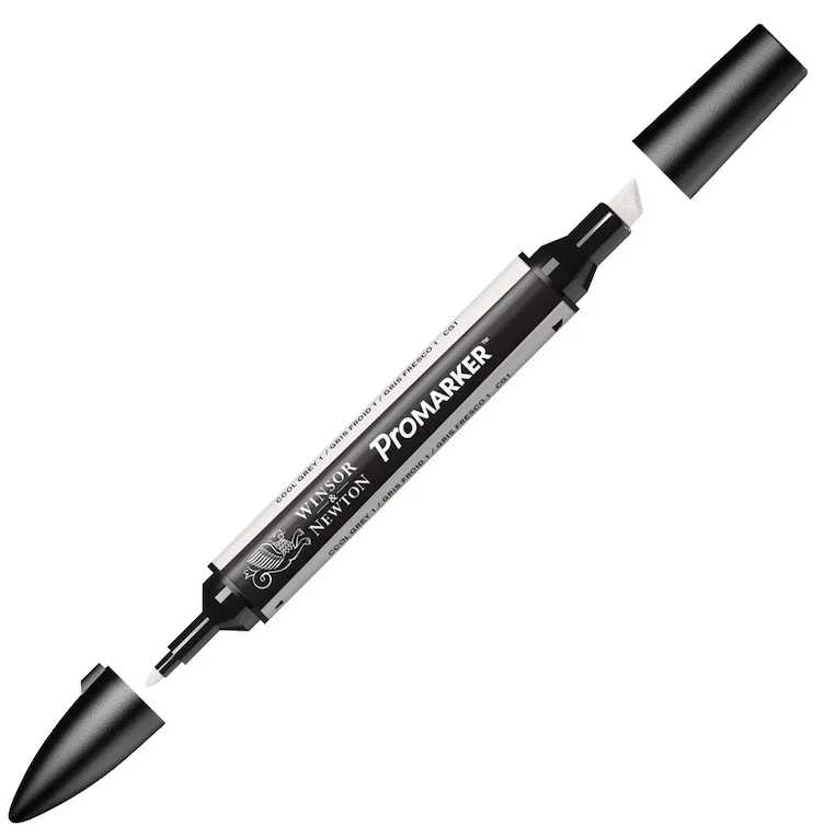 W&N PROMARKER KALEM COOL GREY 1 161 (CG1) WN-0203161