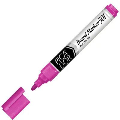 PICADOR BEYAZ TAHTA KALEMİ 501 YUVARLAK UÇ KAHVE KX013