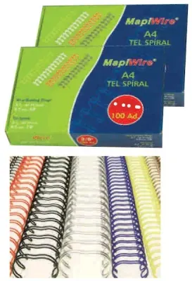 MAPİ SPİRAL TEL 2:1 7/8 M.YEŞİL 50Lİ 210 12 55