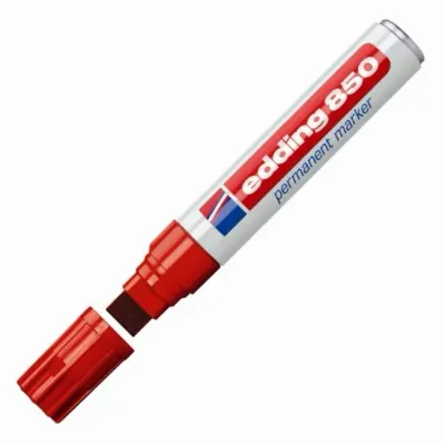 EDDING PERMANENT MARKÖR E-850 KIRMIZI