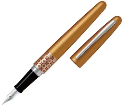 PILOT DOLMA KALEM MR-3 RETRO POP METALİK FLOWER RING&TURUNCU MEDIUM FD-MR3-M-FL-E