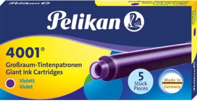 PELİKAN DOLMA KALEM KARTUŞU UZUN MOR GTP5