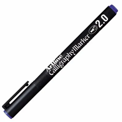 ARTLINE KALİGRAFİ KALEMİ CALLIGRAPHY MARKER PERMANENT 812 2.0 MAVİ A-EK-812 BLUE