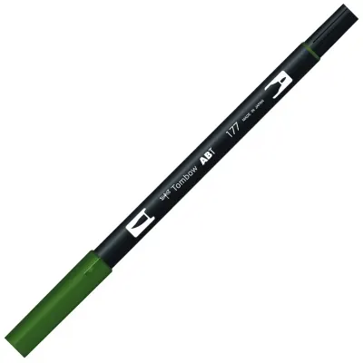TOMBOW AB-T DUAL BRUSH PEN GRAFİK KALEMİ DARK JADE (177) T-AB-T 177