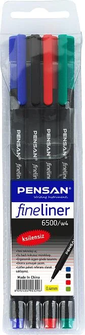PENSAN FINELINER 6500 4 LÜ SET