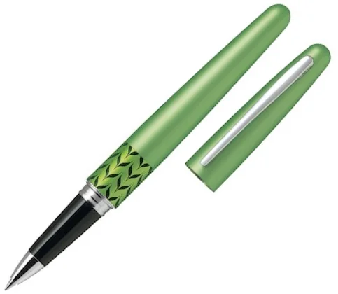 PILOT ROLLER KALEM MR-3 MEDIUM RETRO POP METALİK YEŞİL & MARBLE RING BL-VBMR3-7-MB-B-E